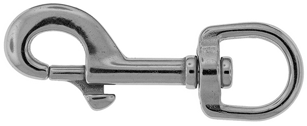 HQ 50PCS Zinc Alloy Steel Swivel Eye Bolt Trigger Snap Hook with 1-2.5CM  Square Base