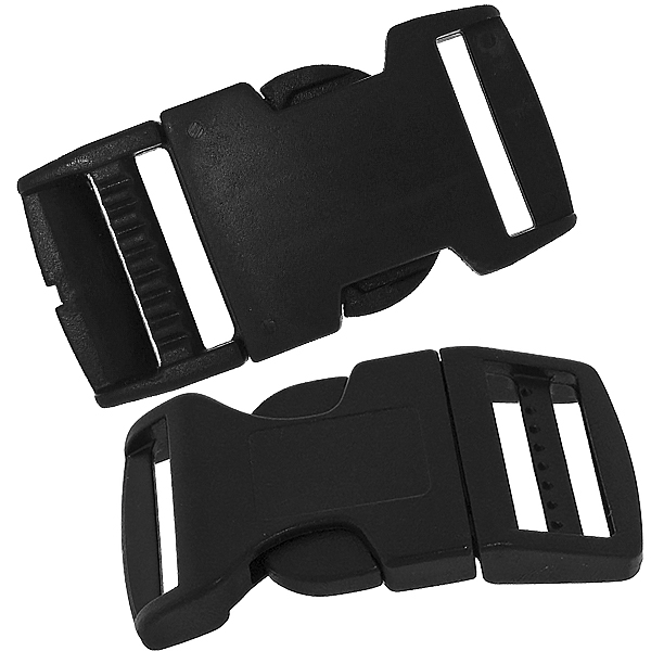 Side Release Buckles, Black Plastic On Zoron Manufacturing, Inc.