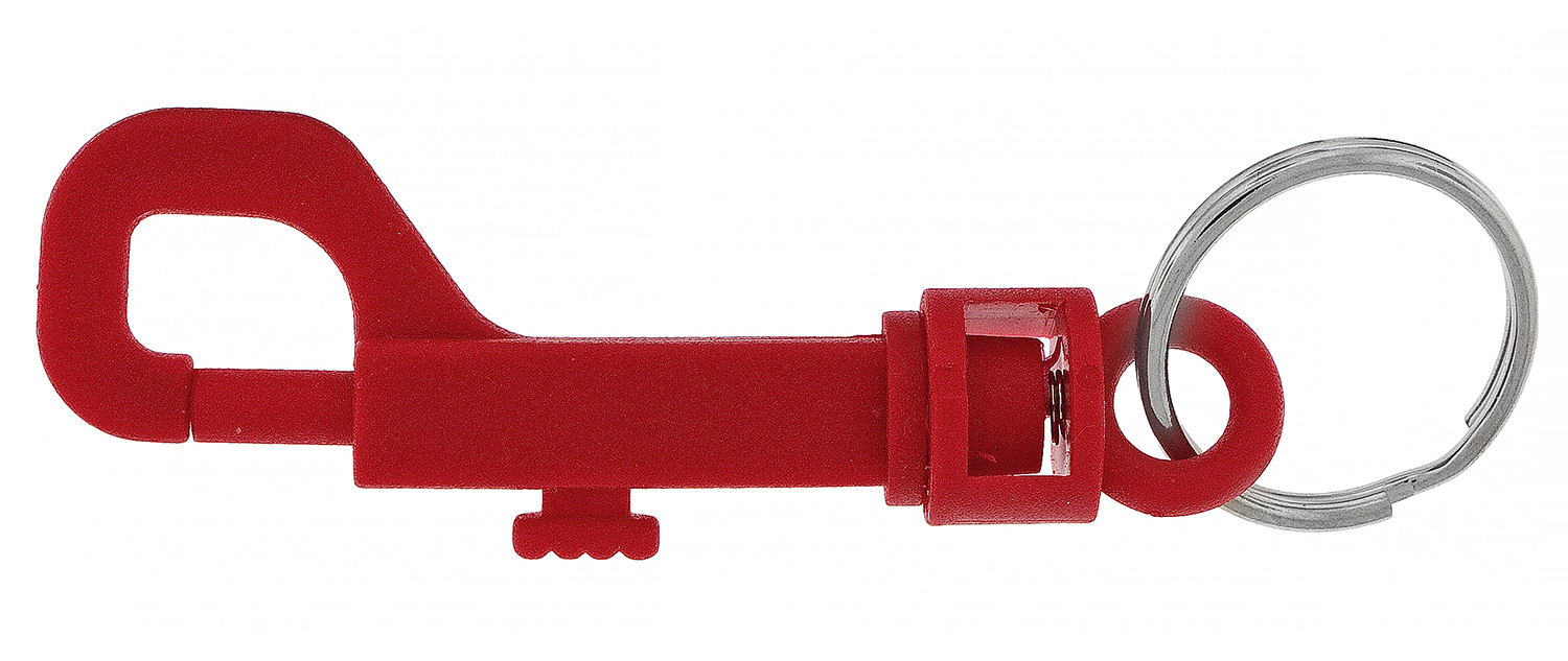 Hillman Plastic Snap Hook/Key Clip